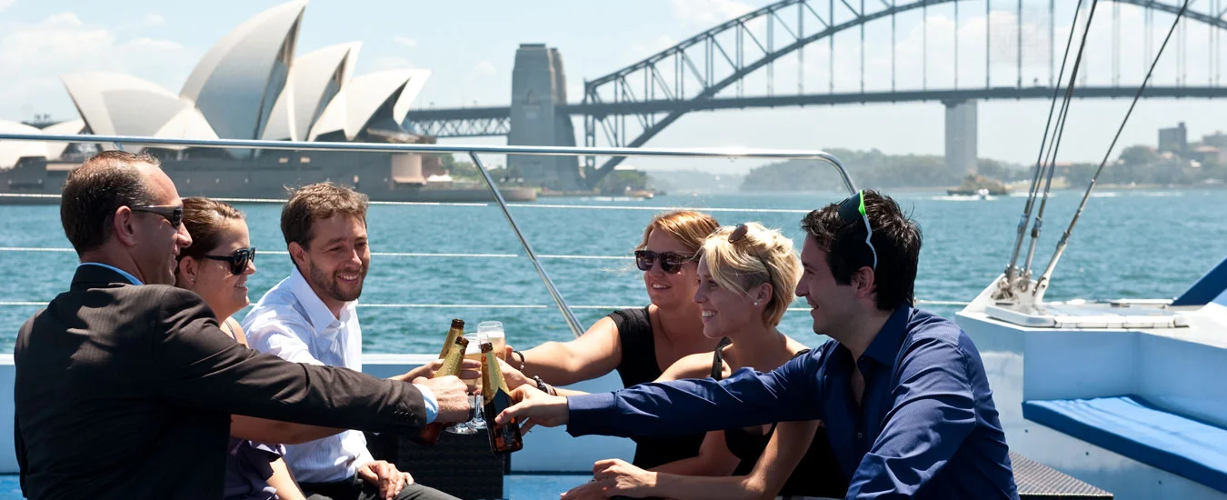 Engagement party cruise Sydney Harbour