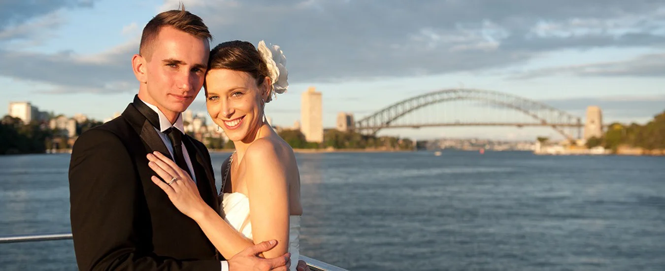 Wedding cruise Sydney Harbour